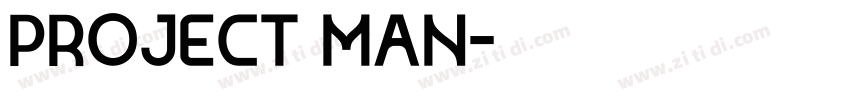 Project Man字体转换